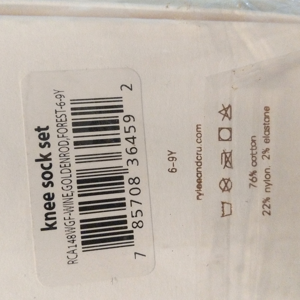 NWT Rylee and Cru Solid Ribbed Knee Sock Sets - Picture 9 of 10